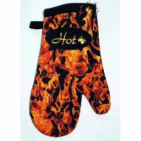Bestickte Ofenhandschuhe Stoffe Flammen Motorräder Bierbrauen Grillhandschuhe Topfhandschuhe Topflappen Männergeschenke