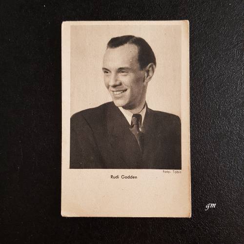 Rudi Godden Fotokarte – Vintage Postkarte, Portrait, unbeschrieben, sehr gut erhalten