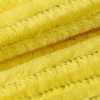 Biegeplüsch Pfeifenputzer Chenilledraht Zitronengelb