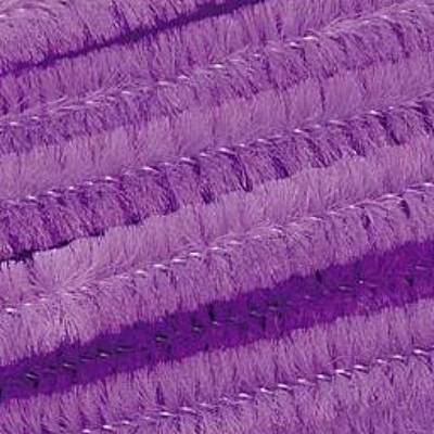 Biegeplüsch Pfeifenputzer Chenilledraht Flieder