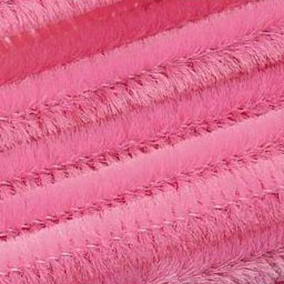 Biegeplüsch Pfeifenputzer Chenilledraht Rosa