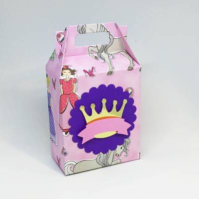 4 Stück Gable Box „Prinzessin mit Krone" Large