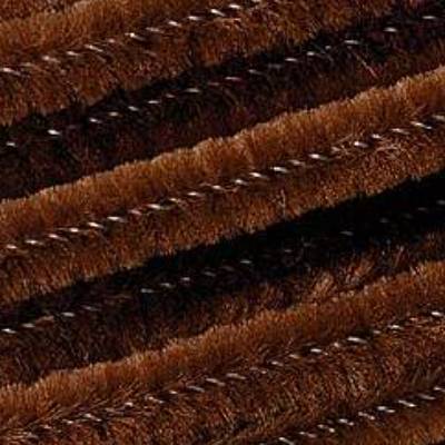 Biegeplüsch Pfeifenputzer Chenilledraht Braun