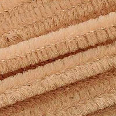 Biegeplüsch Pfeifenputzer Chenilledraht Sand