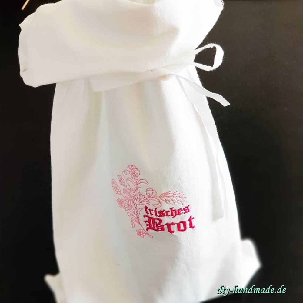 Brotbeutel aus Baumwolle – Stoffbeutel für Baguette & Brötchen 23 x 52 cm, umweltfreundlich & wiederverwendbar Bild 2