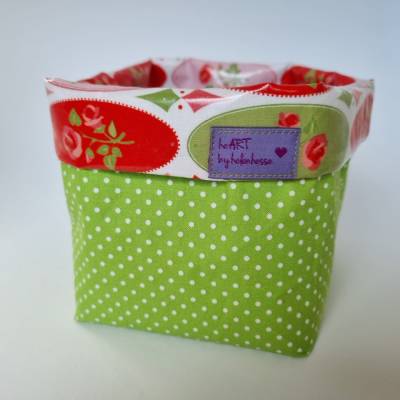 Utensilo "Rosen" in grün-rosa-rot von he-ART by helen hesse