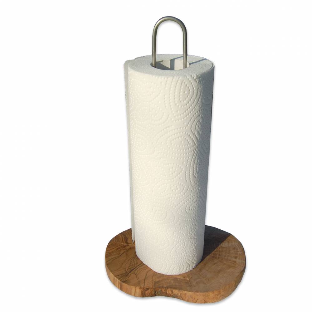Küchenrollenhalter DESIGN aus Olivenholz