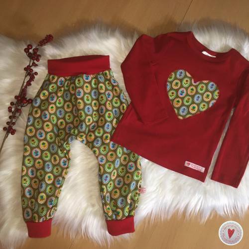 Set aus Cordhose und Langarmshirt * Gr.98
