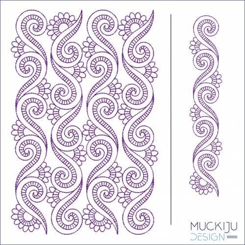 Stickdatei 13x18 “FullCover Mehndi 1” +Bonus