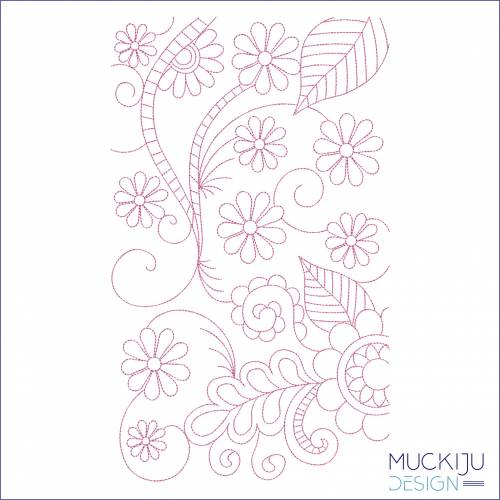 Stickdatei 13x18 “FullCover Flower”