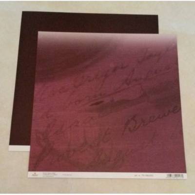 Scrapbookingpapier - Schriftzug