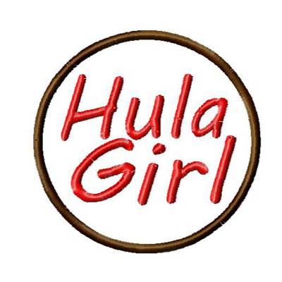 Stickdatei Hula-Girl