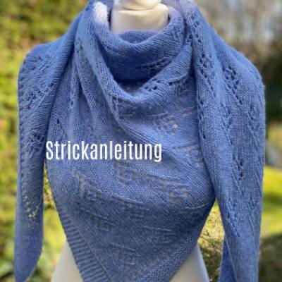 Strickanleitung Lizas Blümchentuch