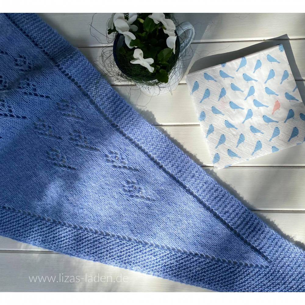 Strickanleitung Lizas Blümchentuch Bild 10