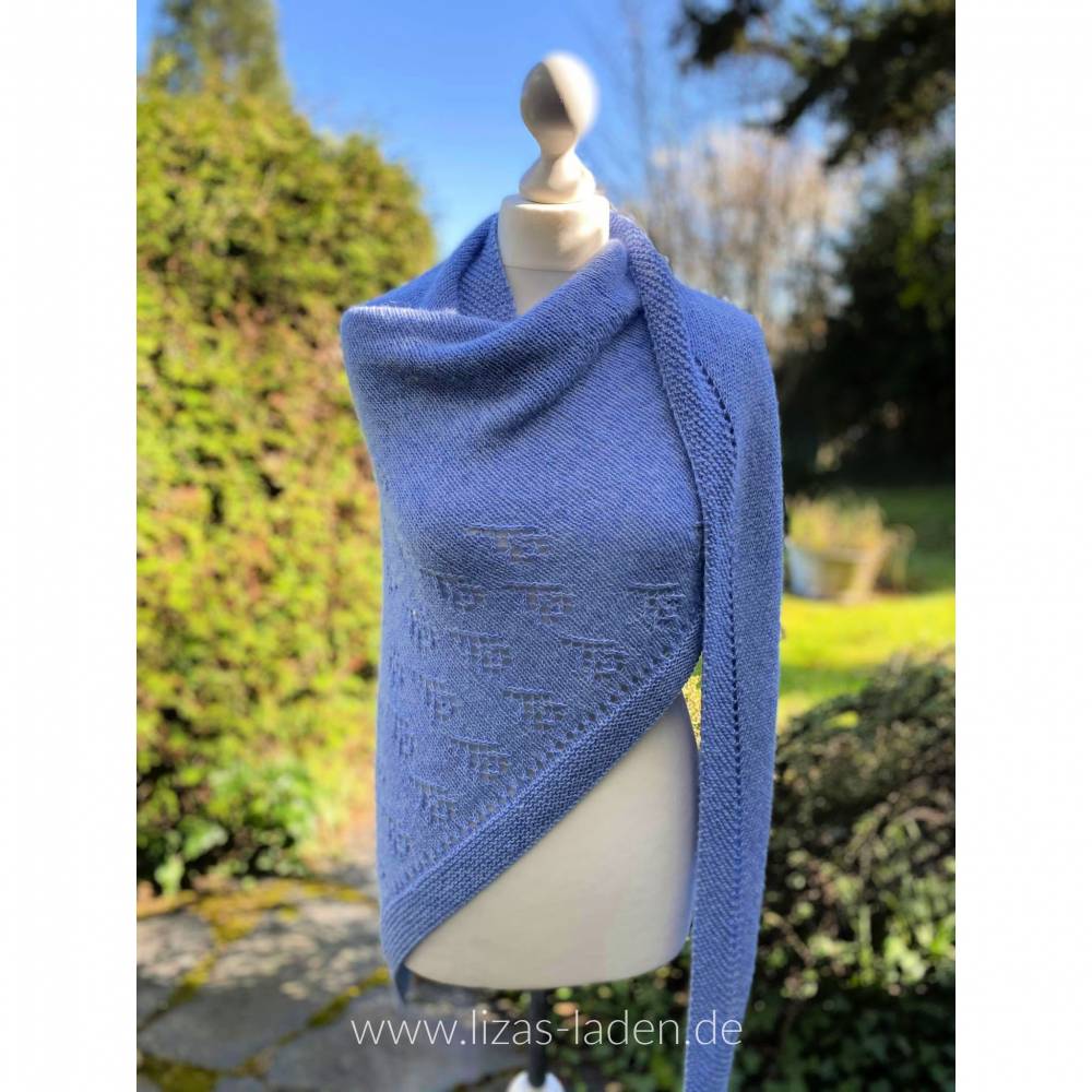 Strickanleitung Lizas Blümchentuch Bild 3