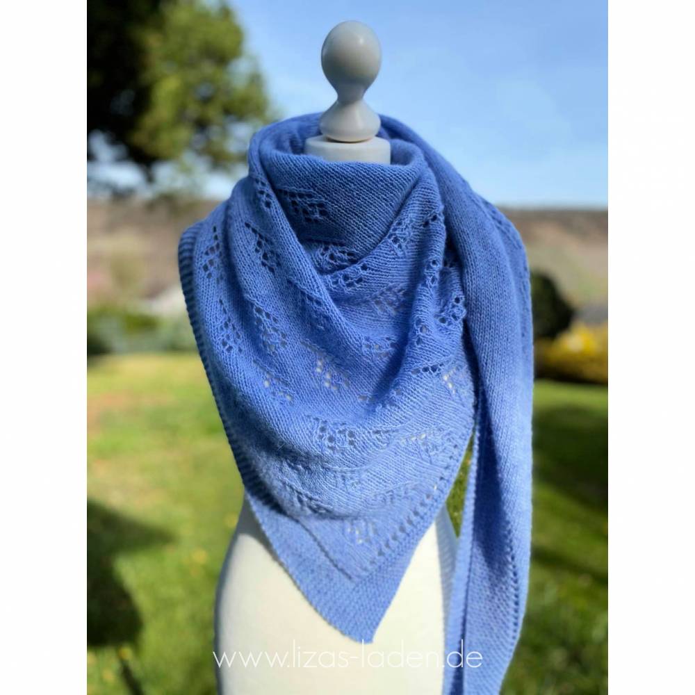Strickanleitung Lizas Blümchentuch Bild 4