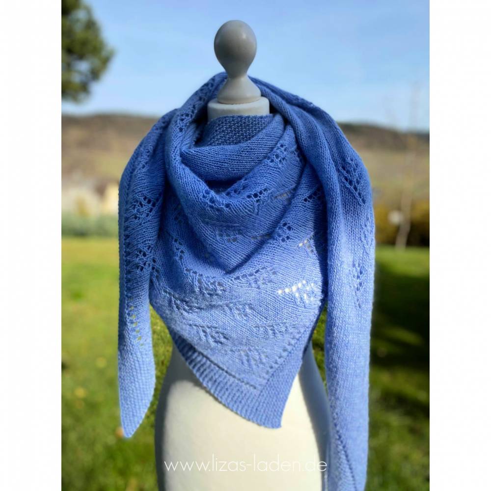 Strickanleitung Lizas Blümchentuch Bild 5