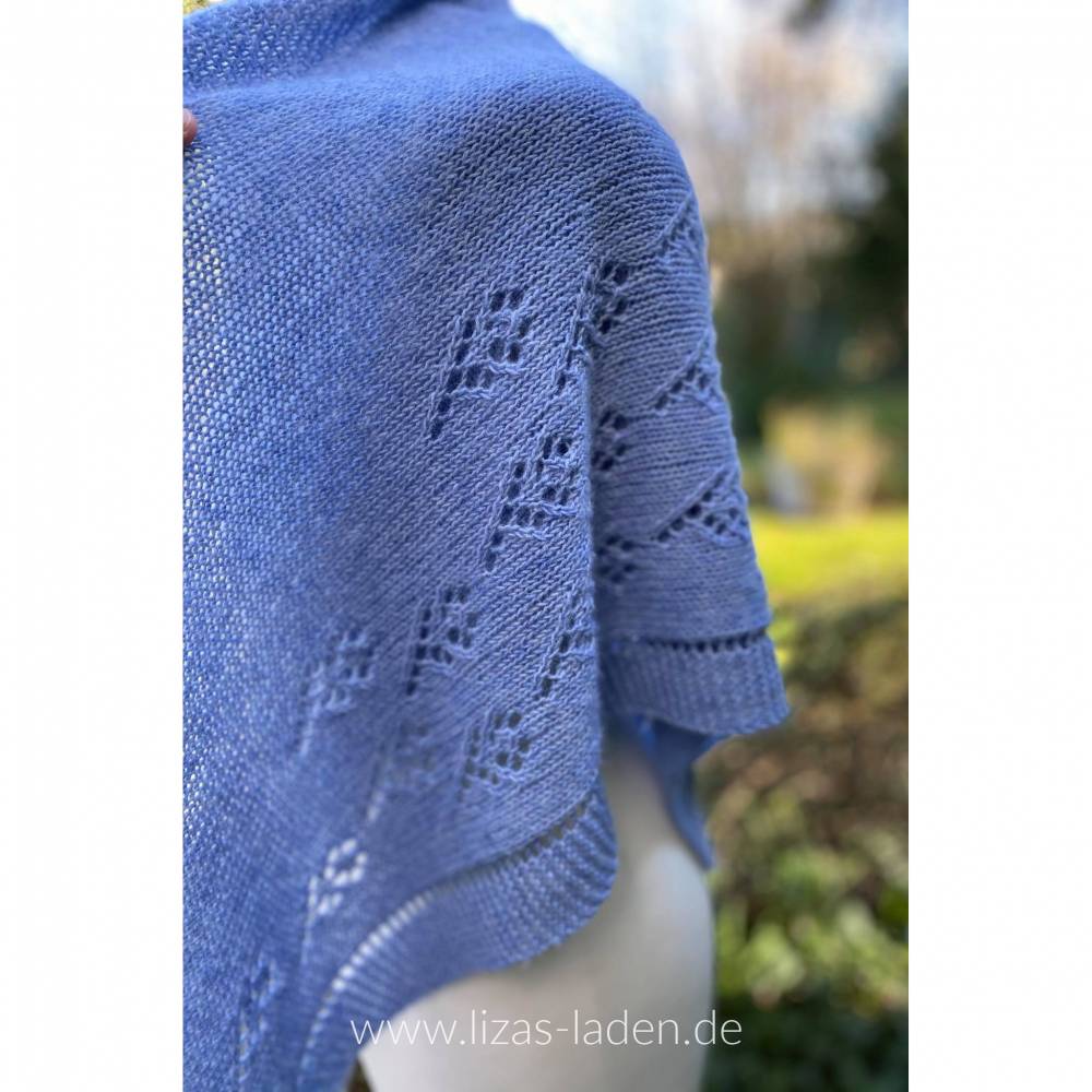 Strickanleitung Lizas Blümchentuch Bild 8