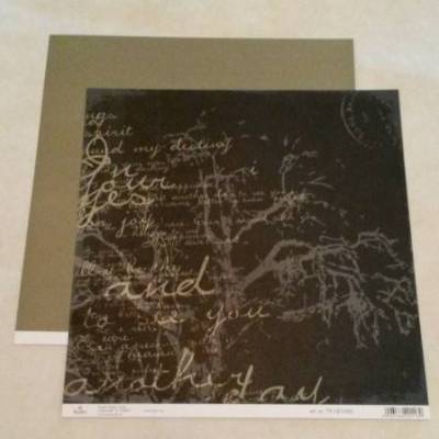 Scrapbookingpapier - Baum