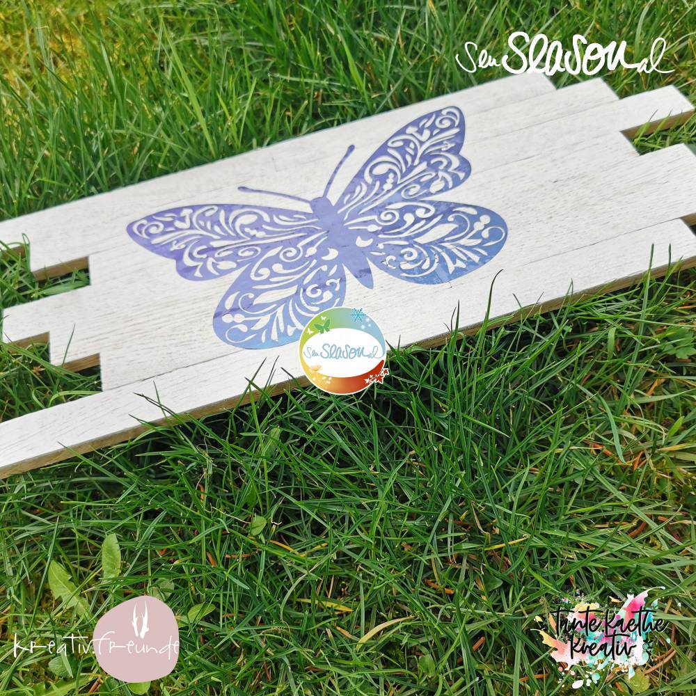 Schmetterling, Plotterdatei für Folien oder Papier, in 4 Varianten, als svg und dxf Bild 5