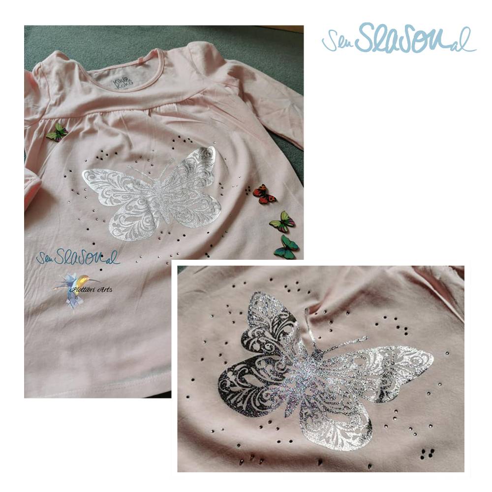 Schmetterling, Plotterdatei für Folien oder Papier, in 4 Varianten, als svg und dxf Bild 8