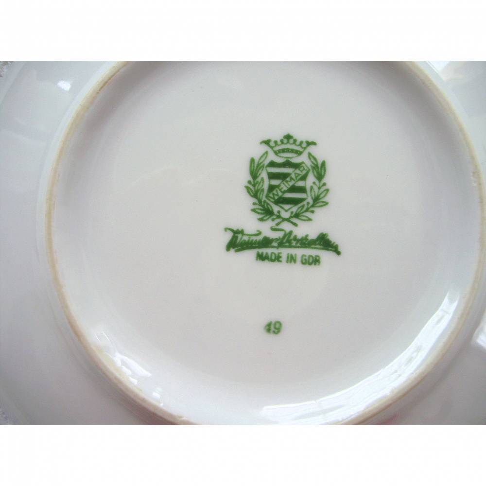Vintage Sammeltasse von Weimar Porzellan GDR aus den 60er Jahren