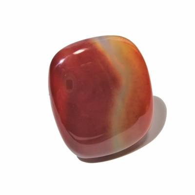 Ring Achat orange braun rot Herbst 30 x 35 Millimeter großer Stein Rechteck statement Schmuck 