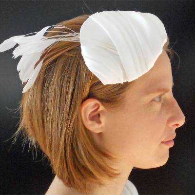 Headpiece Fascinator Diva mit Federn