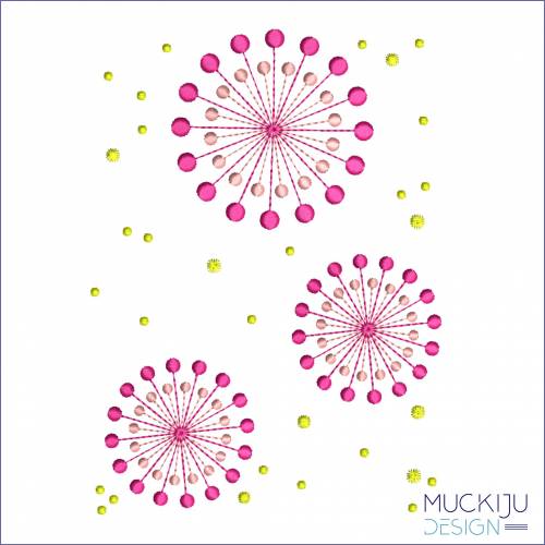 Stickdatei 13x18 “FullCover Pusteblume 1”  +Bonus