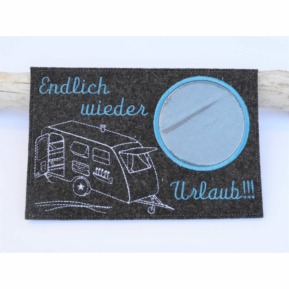 Stickdatei Mugrug Camping Urlaub Wohnwagen Bild 2