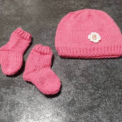 Set aus Mütze und Socken 7,5 cm
