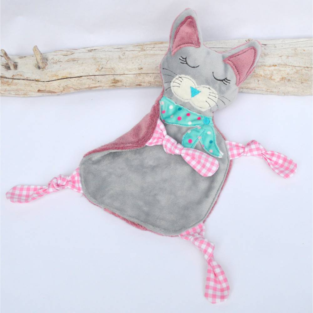 ITH Stickdatei Katze Kimba Schmusetuch 18x30cm Bild 6