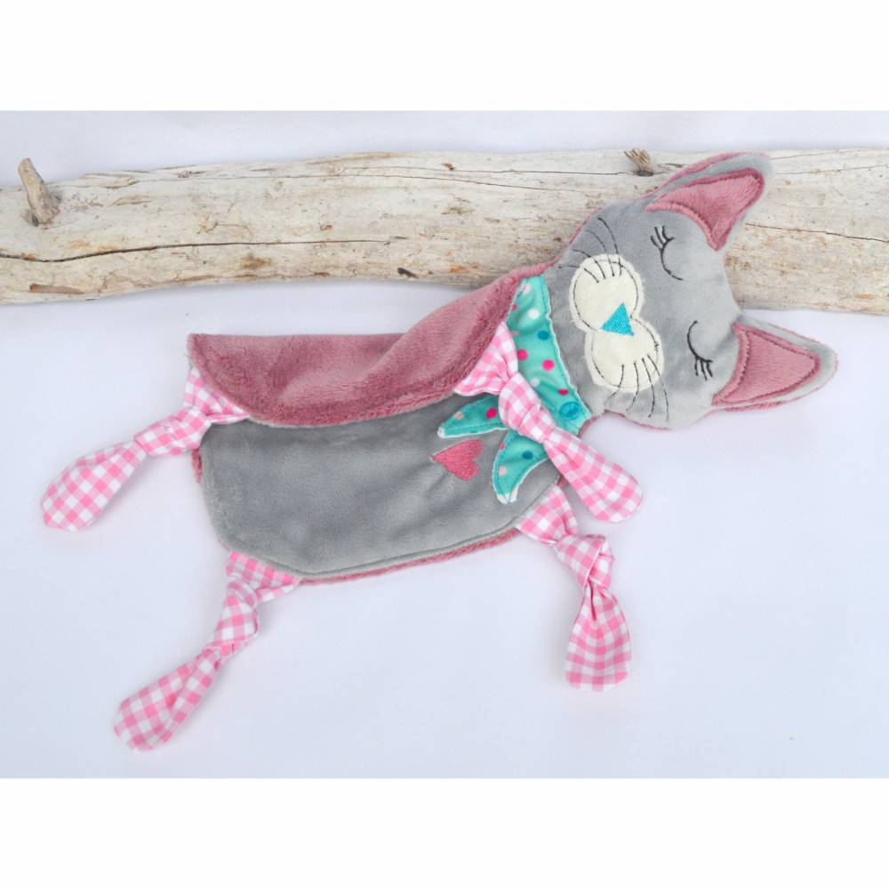 ITH Stickdatei Katze Kimba Schmusetuch 18x30cm Bild 7