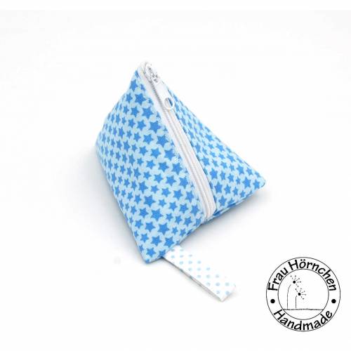 Schnullertasche * Pyramidentasche * Dreieckstasche * mini Sterne