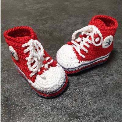 Babysneakers rot ca.10 cm