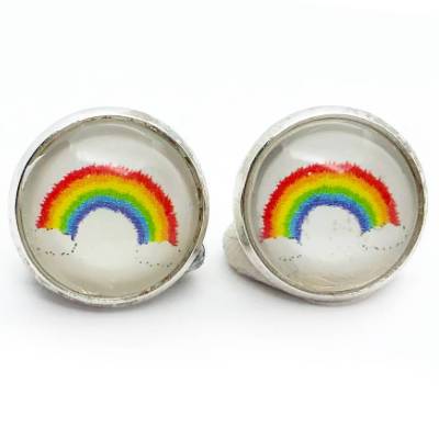 Regenbogen Ohrstecker