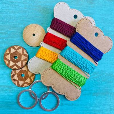 Einsteigerset für die Knopfmacherei