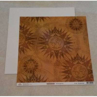 Scrapbookingpapier - Kompassrose
