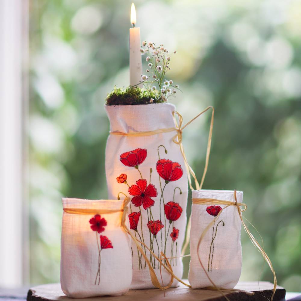 Stickdateien Set Mohnblumenwiese Bild 1