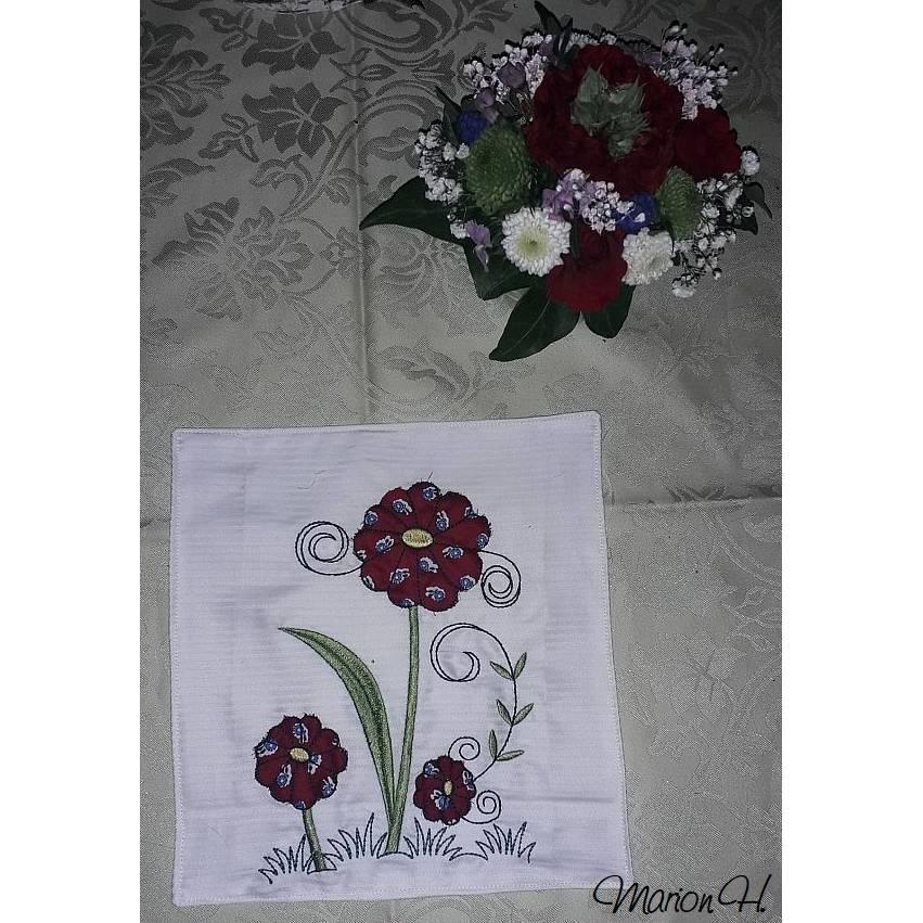 * Fantasie Blume - wunderschöne Frühlingsdeko * Doodle Stickdateien in 6 Größen Bild 7
