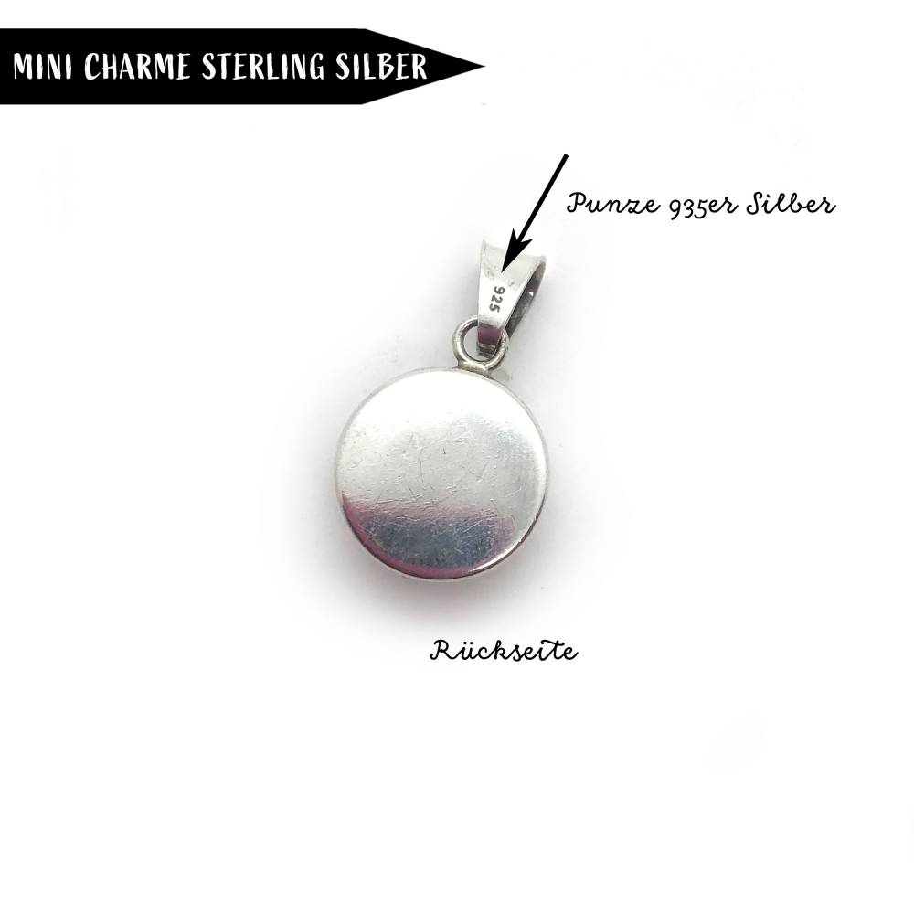 Unikat Rheinturm Mini Charme aus Sterling Silber Bild 4