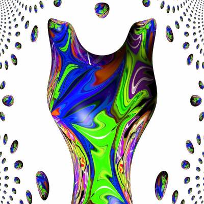Feminin - Digital-ART - Kunstwerk limitiert auf 10 - Design  Ulrike Kröll