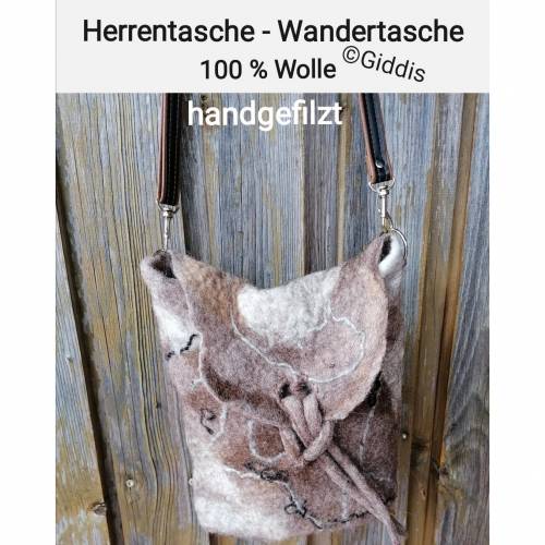 Herrentasche-Wandertasche braun