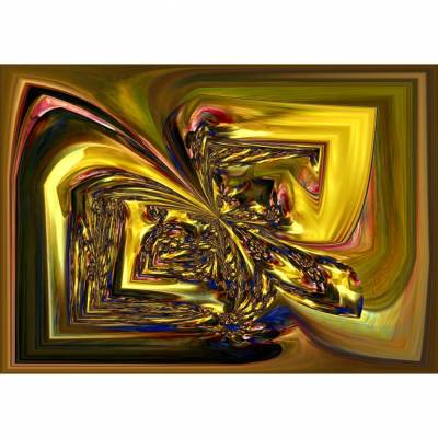 Goldstaub - Digital-ART - Kunstwerk limitiert auf 10 - Design  Ulrike Kröll