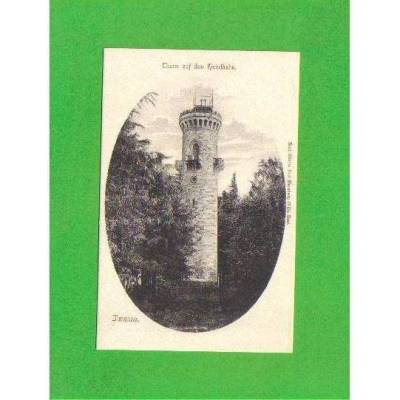 Ansichtskarte Ilmenau Thurm auf dem Kickelhahn - Grossbreitenbacher Eisenbahn Postkarte No. 10