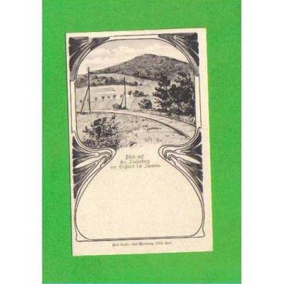 Ansichtskarte Blick auf den Lindenberg - Ilmenau  Grossbreitenbacher Eisenbahn Postkarte No. 2