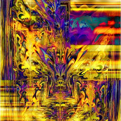 Ein Leuchten geht durch die Nacht - Digital-ART - Kunstwerk limitiert auf 10 - Design  Ulrike Kröll