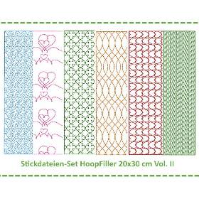 Stickdateien Set HoopFiller 20x30 Vol. II
