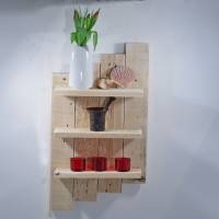 Wandregal aus Palette, Wohndeko, Wandschmuck, Palettenmöbel, einzigartig, Holz, Wohndeko, Holzregal, Palettenholz Regal,