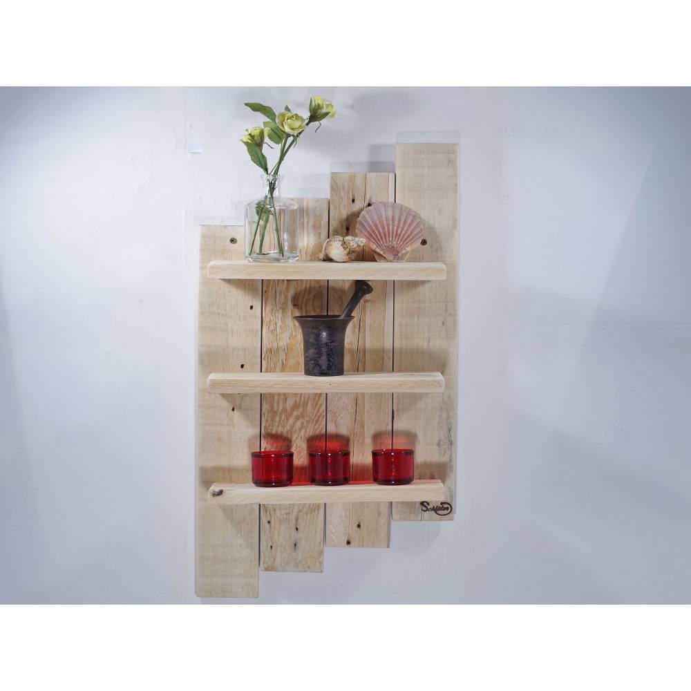 Wandregal aus Palette, Wohndeko, Wandschmuck, Palettenmöbel, einzigartig, Holz, Wohndeko, Holzregal, Palettenholz Regal, Bild 10